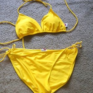 Yellow bikini